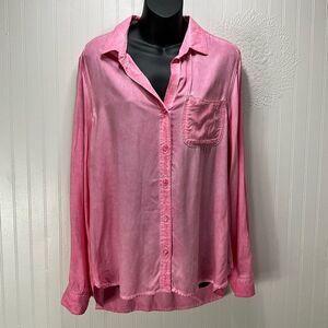 VELVET HEART Pink Long Sleeve Blouse